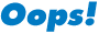 Oops Header Logo